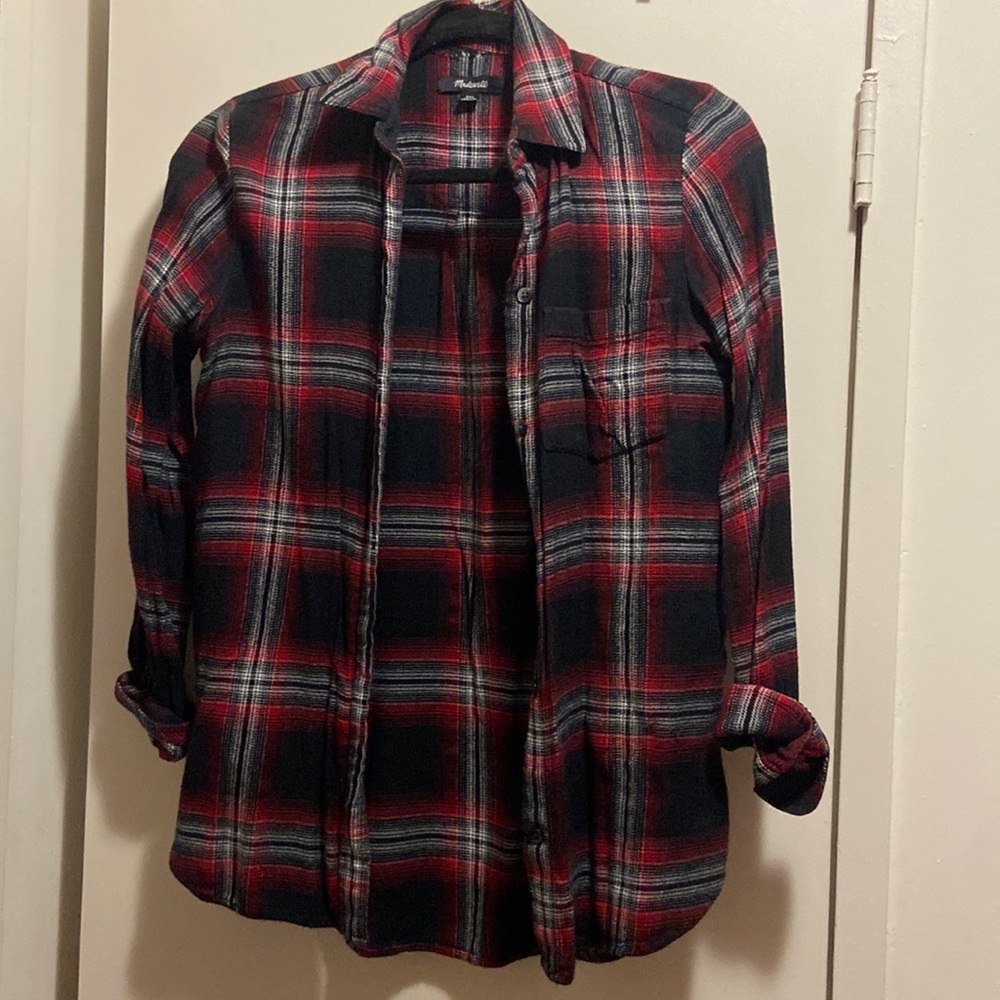 Madewell Plaid Button down